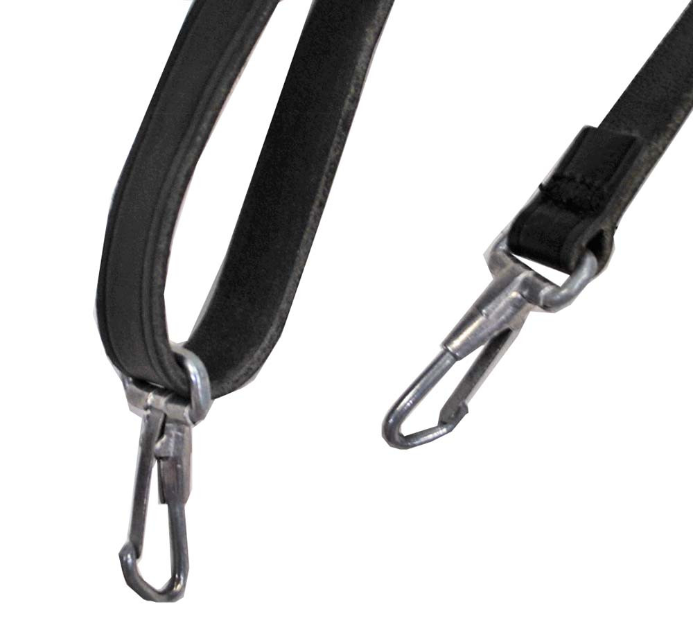 SS Black Leather Shoulder Cross Strap - Film Stock