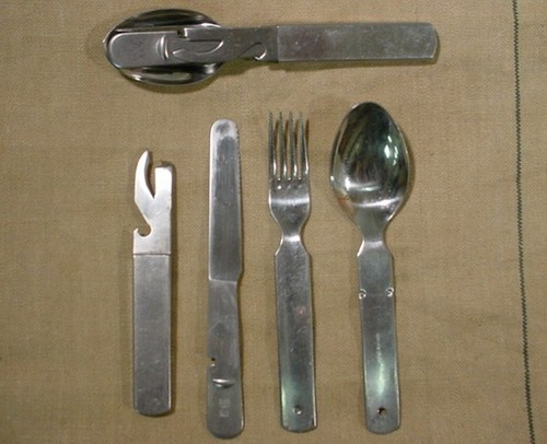 German Mess Kit Utensil Set from Hessen Antique