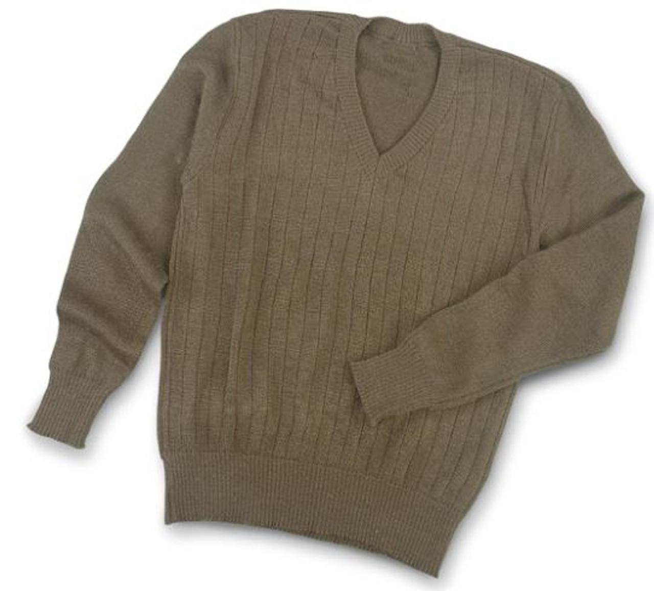 Czech Brown V-Neck Sweater - Used