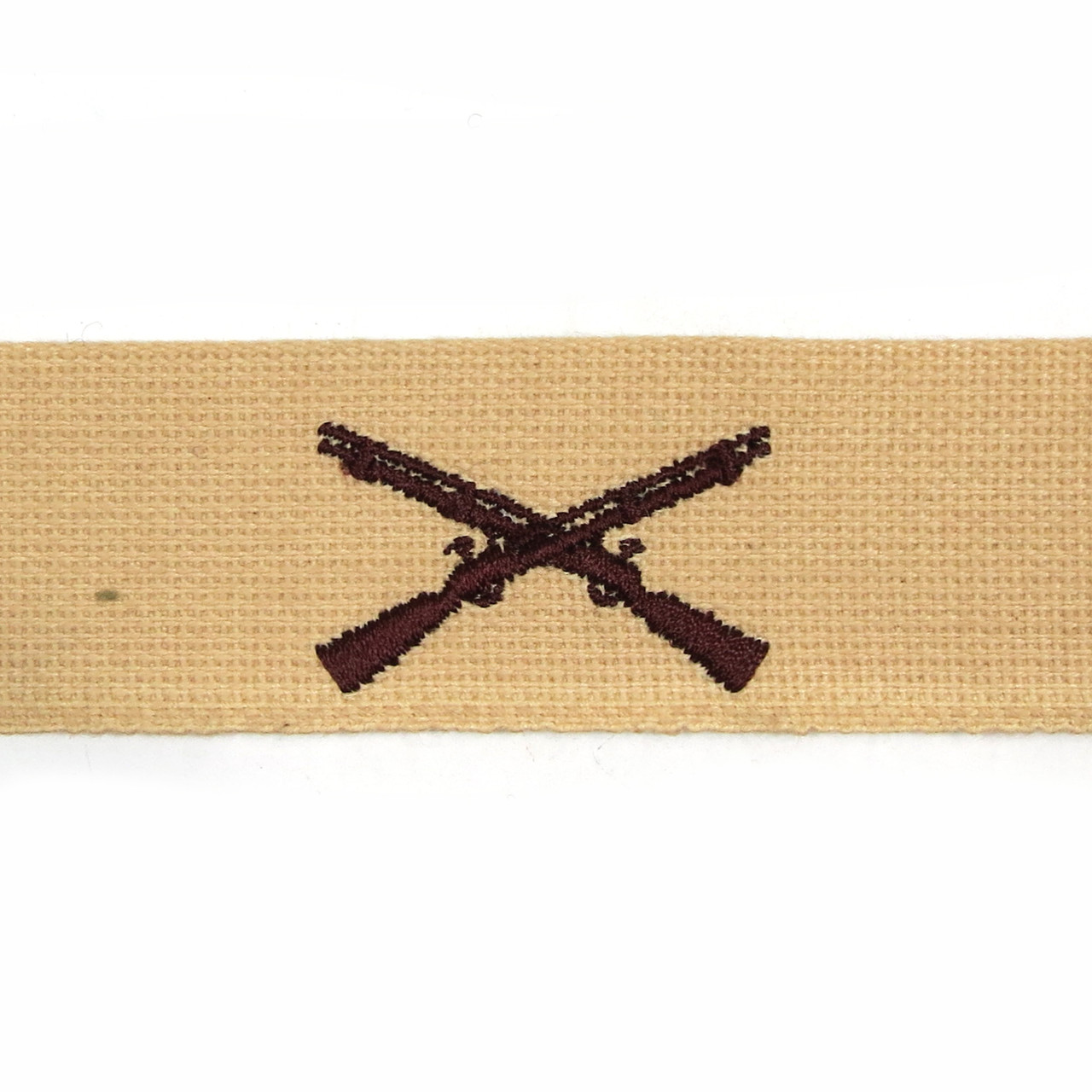 Infantry Officer Sew-on Branch Insignia - Theater Made, Desert (x4)