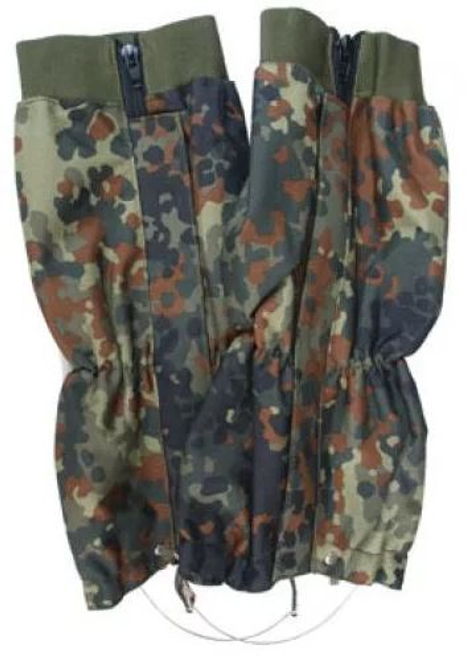 MIL-TEC® Pro Flecktarn Steel Wire Gaiters