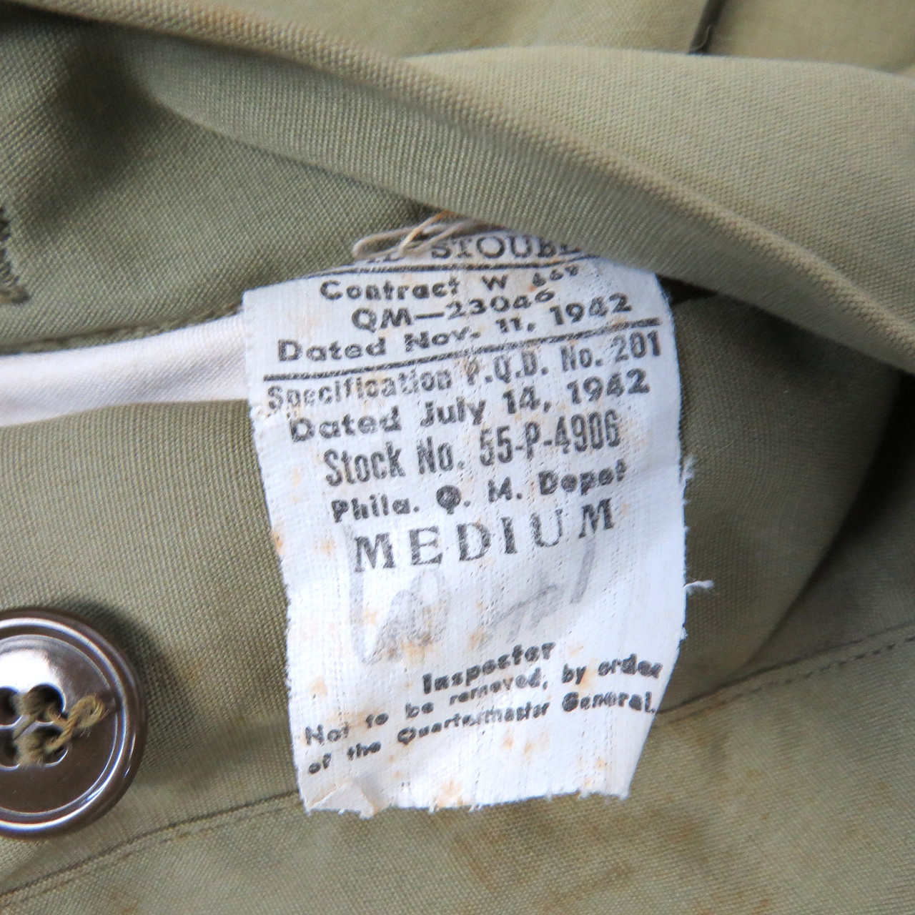 Original WWII US Army Reversible Ski Parka
