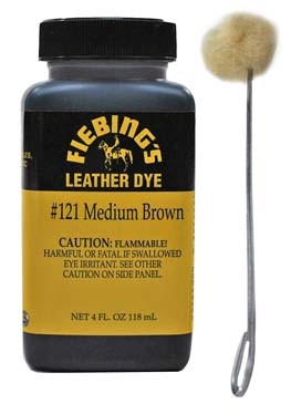 Medium Brown Leather Dye from Hessen Antique