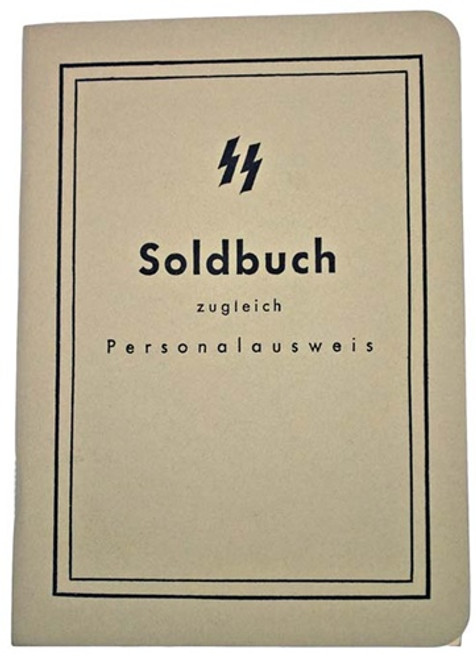 German Soldbuch - Waffen SS