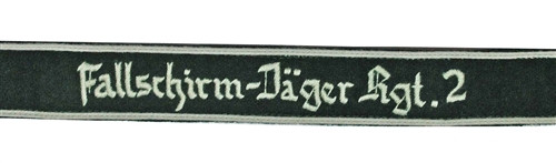 Fallschirmjäger Regiment 2 Cuff Titles from Hessen Antique