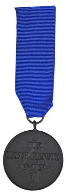 SS 4 Year Service Medal With Ribbon from Hessen Antique