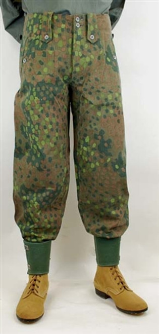 Khaki Super Stretch Camo Trousers With Glitter Side Tape