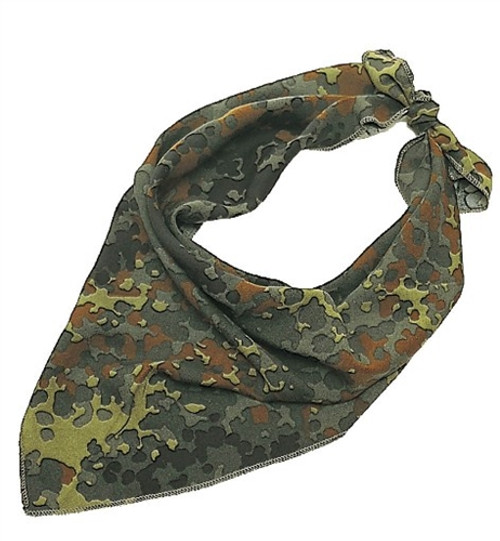 Bw Flecktarn Triangular Bandage / Cravat from Hessen Antique Militaria