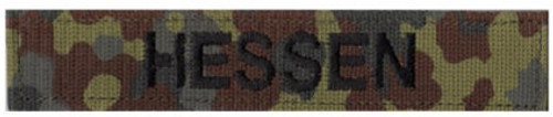 Bundeswehr Bundeswehr Flecktarn Name Tape from Hessen Antique