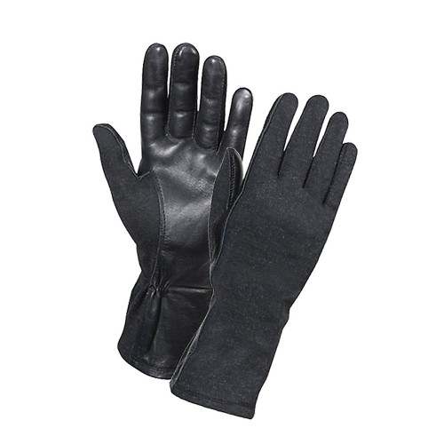 G.I. Type Flame & Heat Resistant Flight Gloves - Black