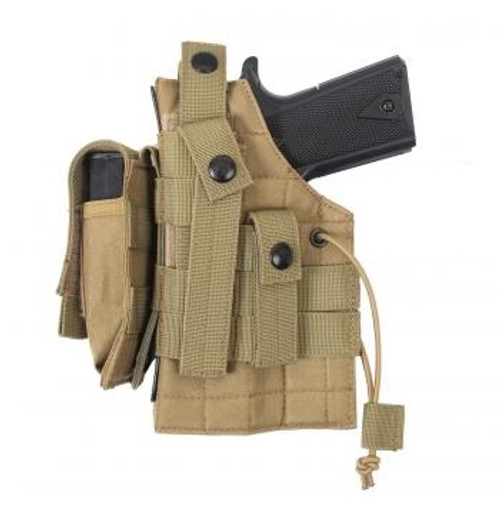MOLLE Modular Ambidextrous Holster- Coyote Brown from Hessen Antique