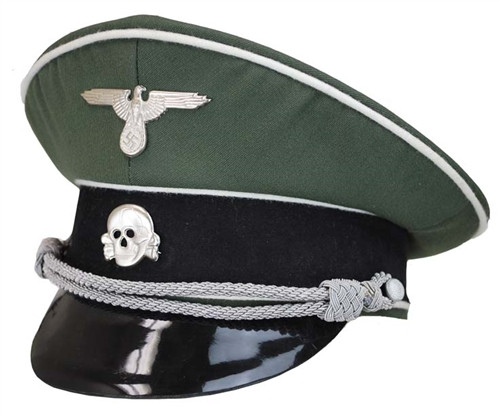 Waffen SS Infantry Officer Visor Cap - Economy from Hessen Antique