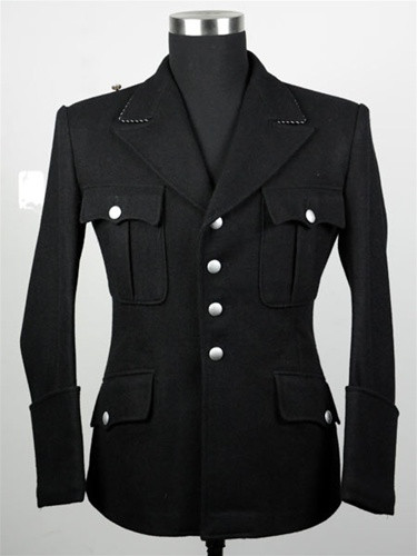 SS M32 Black Wool Greatcoat from Hessen Antique