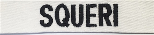 1950's - 60's US ARMY NAME TAPES - sew-on (set of 3) from Hessen