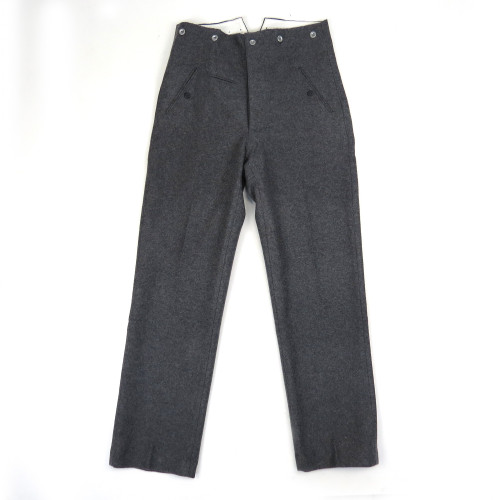 COS Wool Trousers With Turn-ups in Grey | Lyst UK