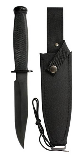 ROTHCO Knife with a fixed blade survival DELUXE ADVENTURER BLACK
