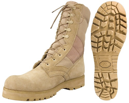 GI Type SIERRA Sole Desert Tan Boot from Hessen Antique