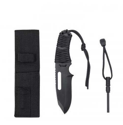 Large Paracord Knife With Fire Starter-