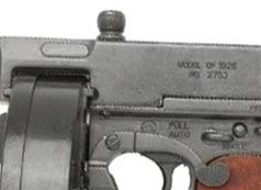 Thompson Submachine Gun Drum Magazine from Hessen Antique