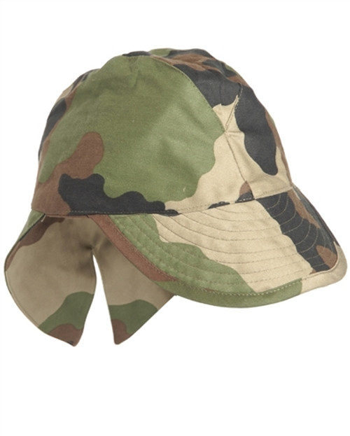 French CCE Camo Field Cap With Neck Flap from Hessen Surplus