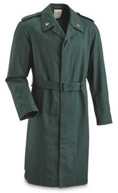 Spanish Military Green Overcoat from Hessen Surplus