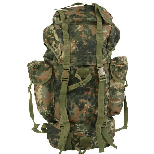 Bw Style Flecktarn Large Combat Rucksack - NEW from Hessen Antique