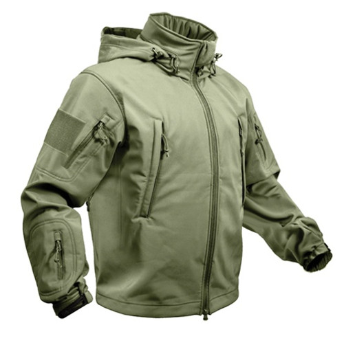 Special Ops Tactical Softshell Jacket- Olive Drab from Hessen Surplus