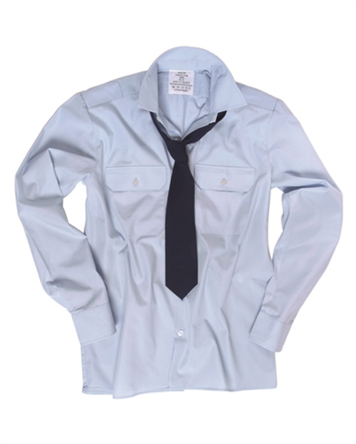 German Blue Long Sleeve Service Shirt from Hessen Surplus