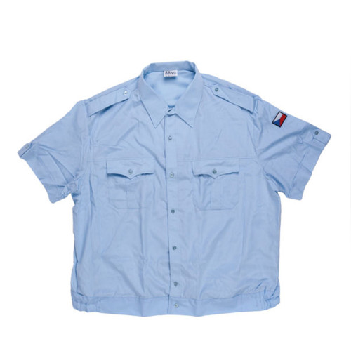 Czech Blue Short Sleeve Service Shirt Like New from Hessen Antique
