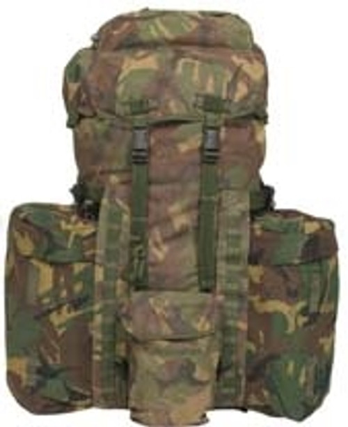 British PLCE DPM Camo Rucksack from Hessen Antique