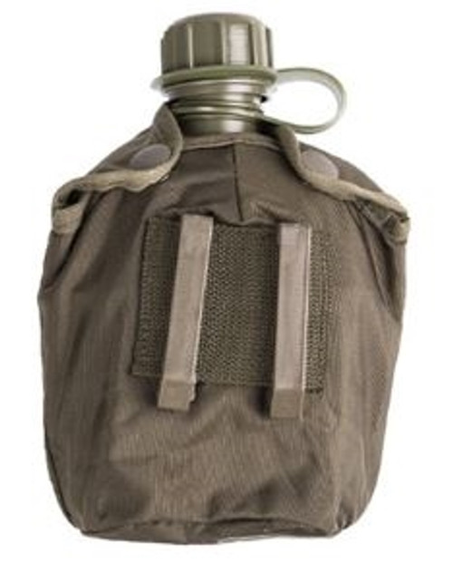 Austrian Army OD Canteen with Cup and Cover from Hessen Antique