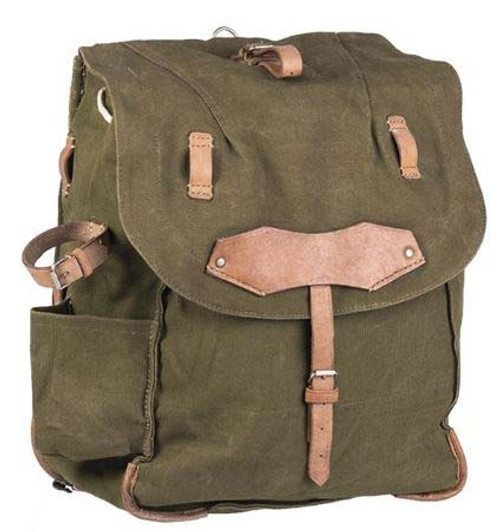 Romanian Army OD Canvas Rucksack from Hessen Antique