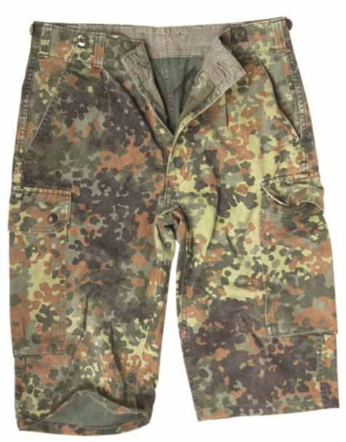 German Flectar Camo Field Shorts from Hessen Surplus