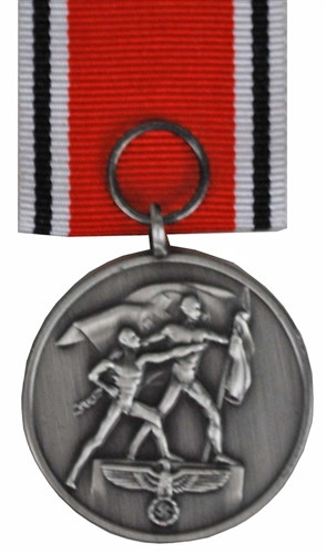 1938 Sudetendland Medal from Hessen Antique