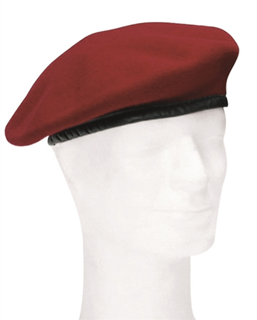 Bw Maroon Beret from Hessen Antique