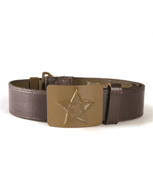 Army Suspenders Olive Canvas Braces Adjustable Belt Support Hooks Vintage Retro 