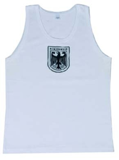 Bw White Tank Top from Hessen Surplus