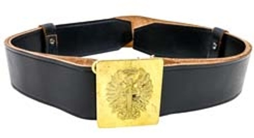 Spanish Leather Belt With Buckle from Hessen Antique