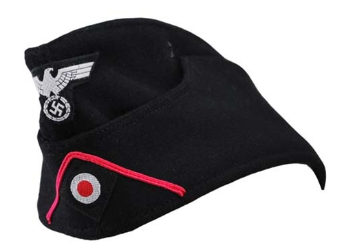 WH Enlisted M38 Panzer cap with pink Panzer Soutasche