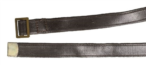 Russian Army Brown Canvas Trouser Belt With Brown Leatherette from Hessen Antique