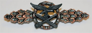 Close Combat Clasp in Bronze (Nahkampfspange) from Hessen Antique