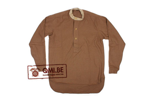 WWII British Army Collarless Wool Enlisted Uniform Shirt