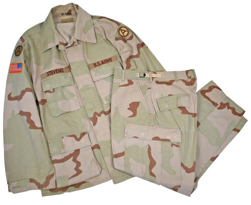 Military DCU Tri-Color Desert Camo Blouse Combat Uniform Shirt Jacket