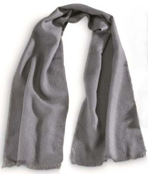 East German NVA Grey Wool Blend Scarf - Used