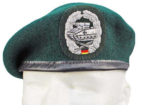 Bundeswehr Panzer Grenadier Beret w/Bullion Insignia