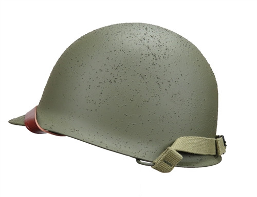 Front Seam M1 Helmet and Liner (WWII GI 