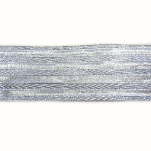 Geman Officers Silver  Brocade Trouser Stripes - 50mm - Sold By The Yard