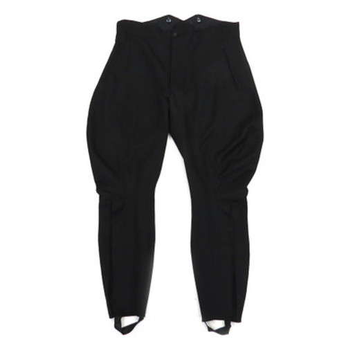 Fictional SS Guard Black Gabardine Breeches From Major TV Series - Sz.36