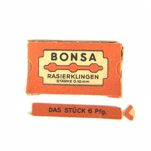 WWII German Razor Blades - BOSNA
