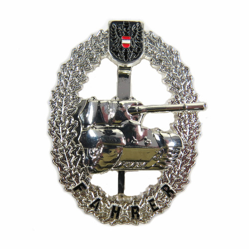 Austrian Panzer Badge - Silver